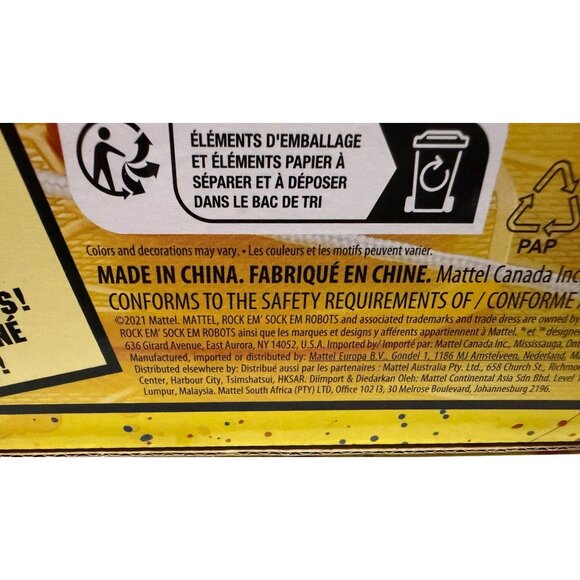 RockEm SockEm Robots Boxing Game Classic Toy 2021 with Instructions Tested Works - Picture 9 of 9